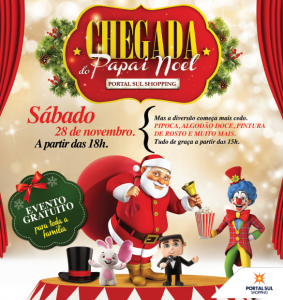 Chegada Papai Noel PORTAL SUL 2