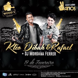 2 Sexta Woods -Kléo Dibah & Rafael - Dj Morgana Ferrer - Eflyer