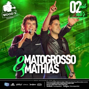 3 Sábado Woods - Show com Matogrosso & Mathias - Eflyer