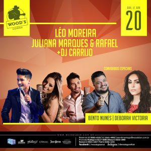 1 Quarta Woods - Shows com Léo Moreira e convidados - Eflyer.