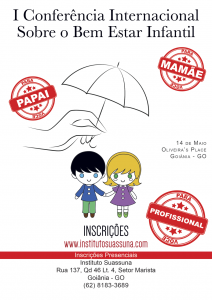 Eflyer - I CISBEI - Conferência Internacional Sobre o Bem Estar Infantil - Dia 14 de maio - Oliveras Place