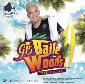 Eflyer - Show de MC G15 - Sucesso “Deu Onda”, neste Sábado, no Woods Goiânia.