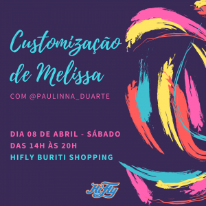 Customização de Melissa - Instagram