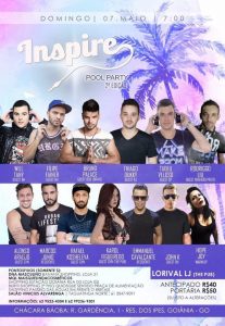 Inspire Pool Party agita fim de semana em Goiânia