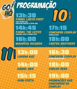Programação do evento