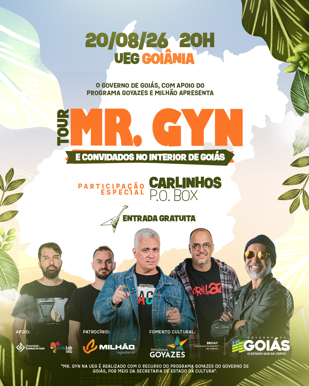 Tour MR. Gyn chega ao fim com encontro entre duas gerações do pop rock em Goiânia