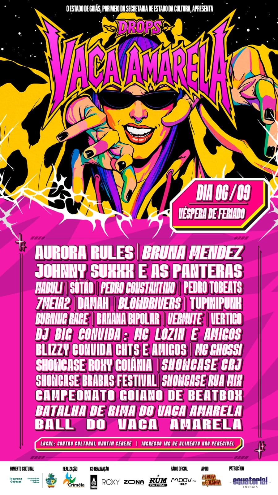 DROPS VACA AMARELA DÁ INÍCIO ÀS COMEMORAÇÕES DOS 25 ANOS DO FESTIVAL