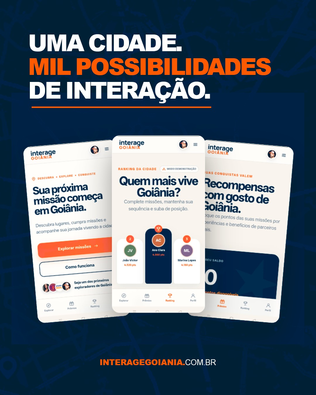 Goiano cria plataforma de exploração urbana gamificada para transformar a experiência de lazer em Goiânia