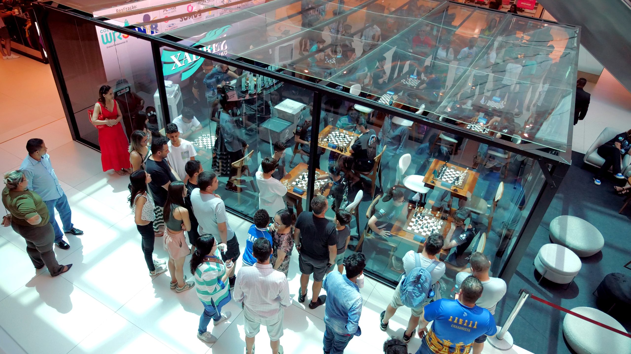 Xadrez no Cubo reúne grandes mestres internacionais e jovens talentos no Goiânia Shopping
